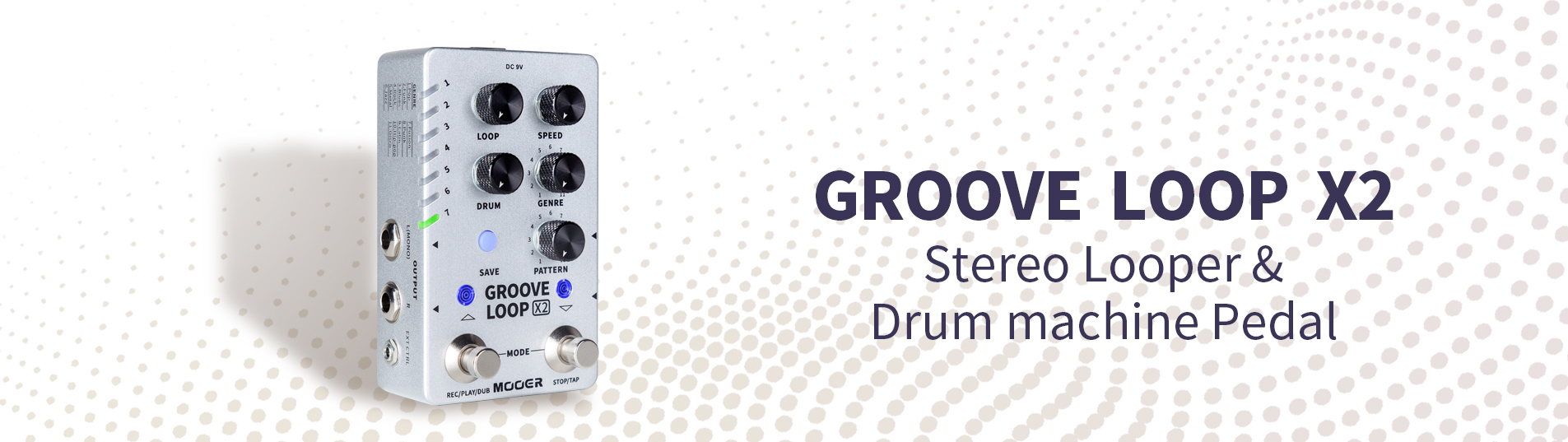 MOOER GROOVE LOOP X2 стерео Лупер барабанная педаль с 14 слотами для  сохранения разделение 121 Ритм барабан гитара часть Аксессуар | AliExpress