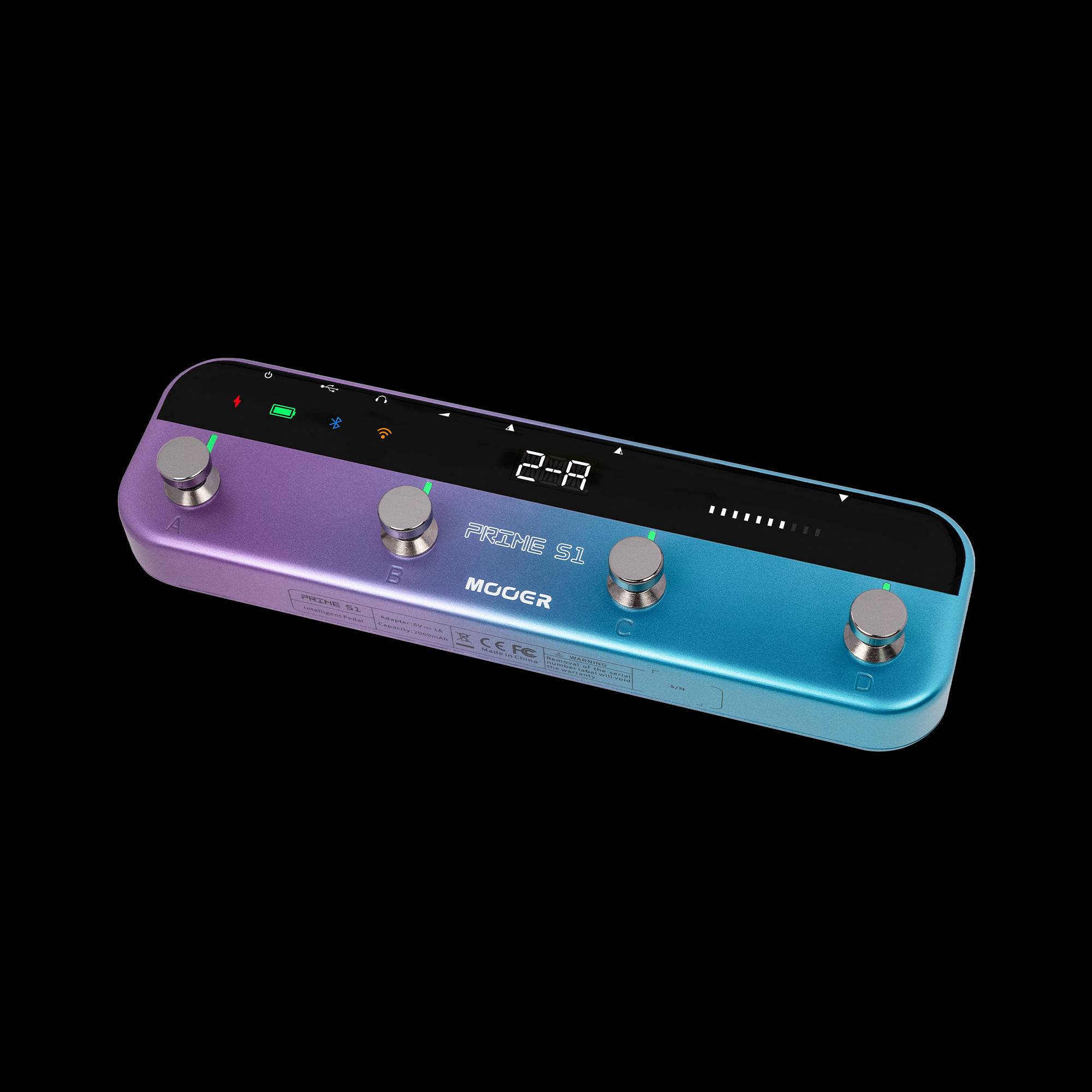 Mooer / Prime S1　ムーアー / プライムエスワン MOOER Prime S1 マルチエフェクター 小型 軽量 ドラムマシン