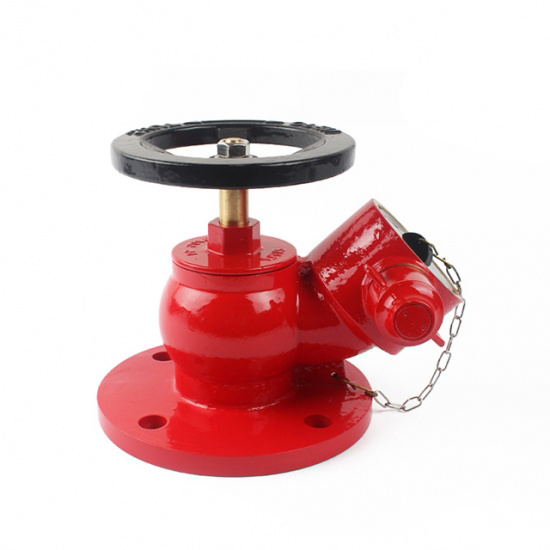 2.5 Inch Flange Inlet Oblique Fire Hydrant Landing Valve