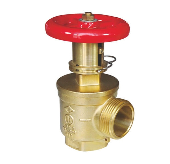 Pressure restricting angle valve (Spring clip)