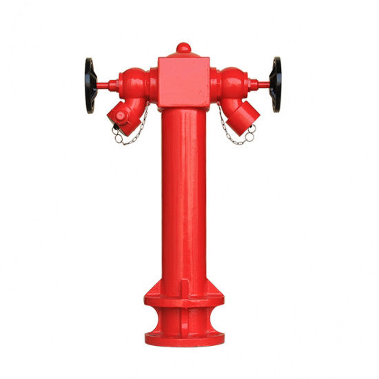 2 Ways With Valves Wet Barrel Pillar Hydrant