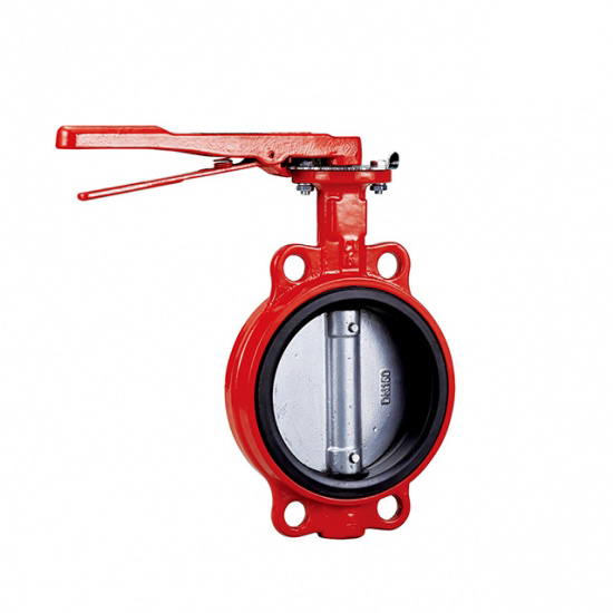 Handle to clamp butterfly valve