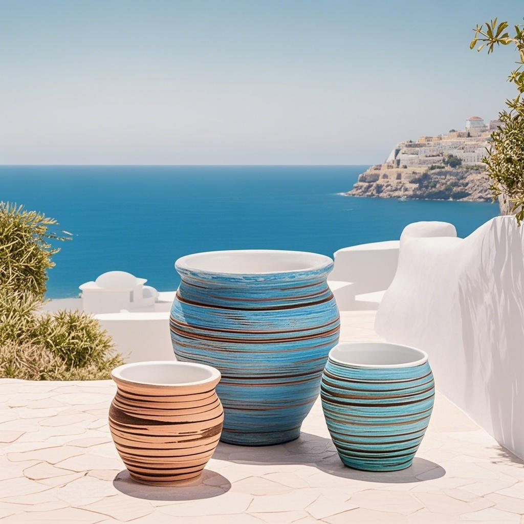 Mediterranean fresh breeze (Bubble glaze)