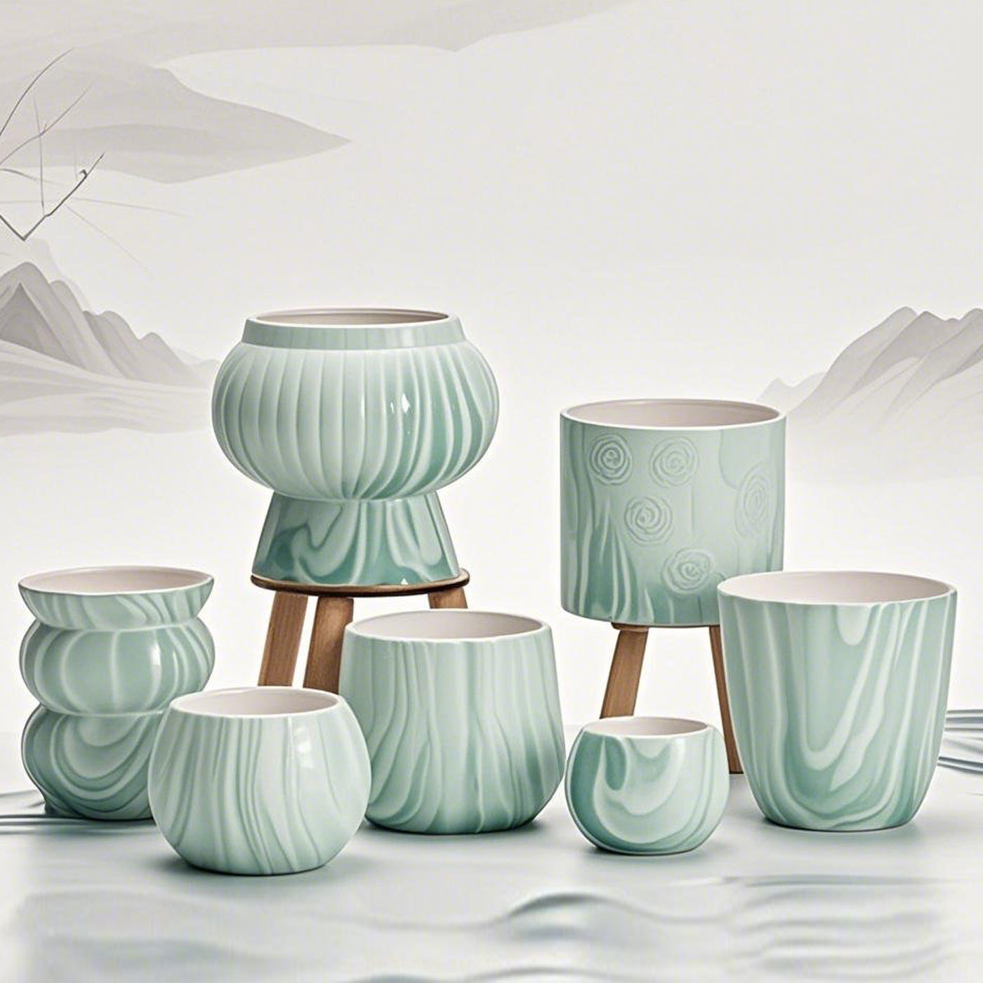Whispering Waters Planters