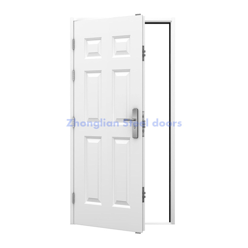 Стальная панельная защитная дверь