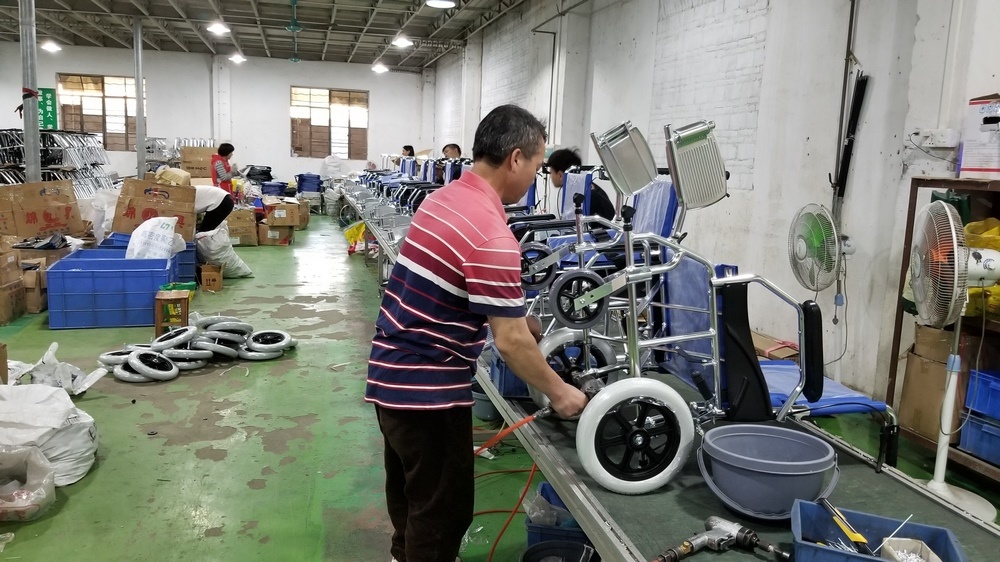 Aluminum alloy wheelchair line Aluminum alloy wheelchair line