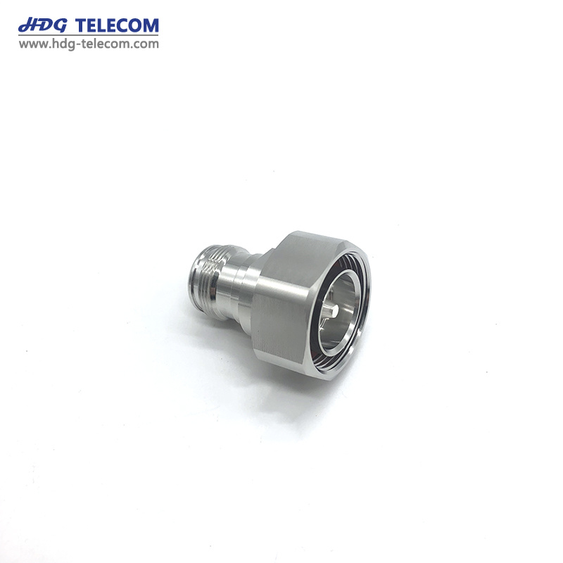 4.3-10 Female Jack To 7/16 DIN Male Plug Adapter