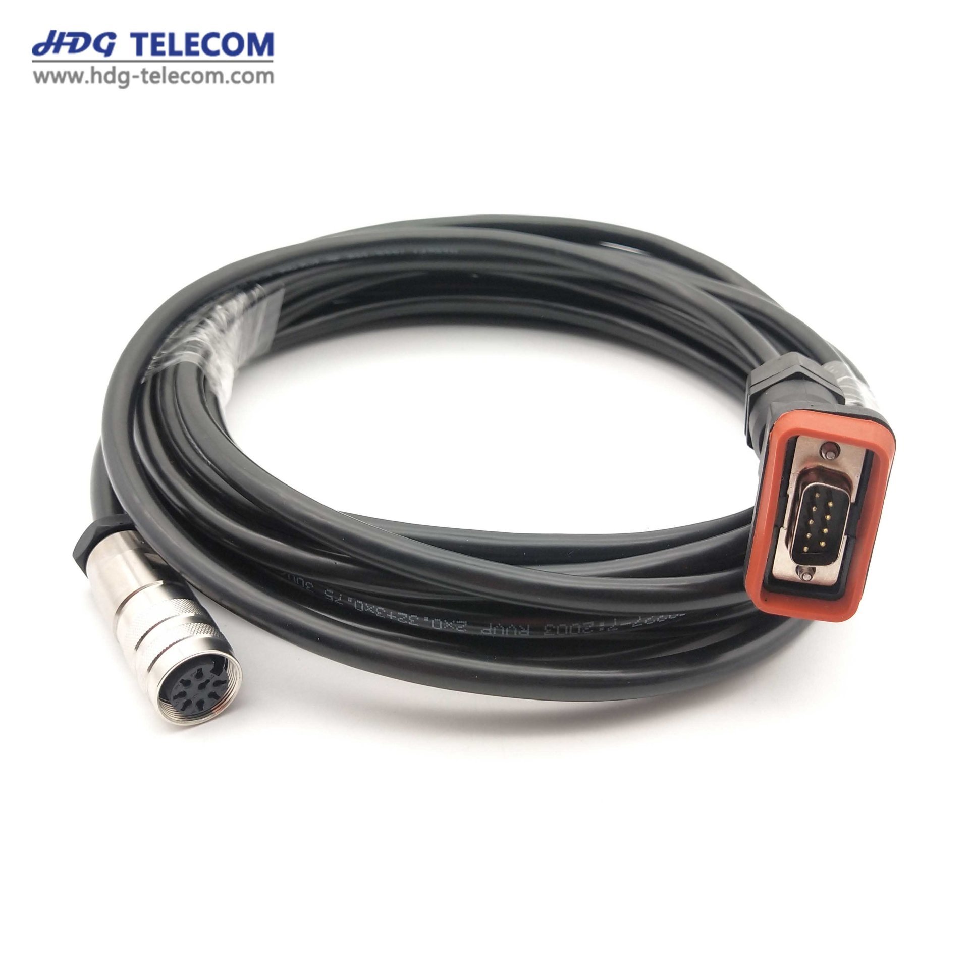 RET Control Cable with Male DB9 and Female AISG Connector
