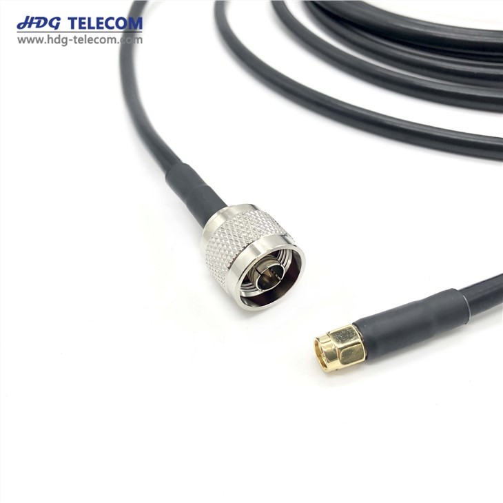 Low Loss 50 Ohms KMR Braided Cable Assembly