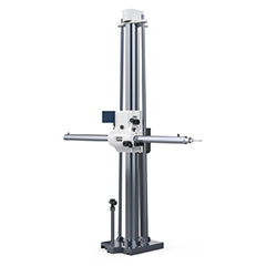 Horizontal arm coordinate measuring & marking machine