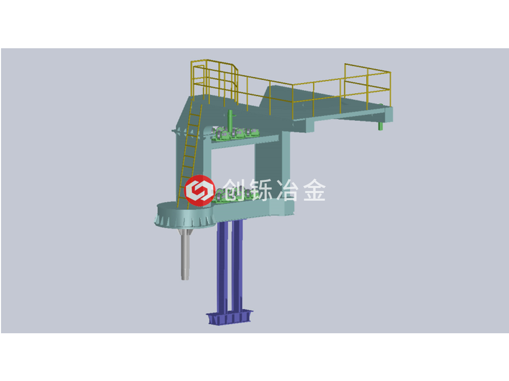 電弧爐旋轉裝置裝配