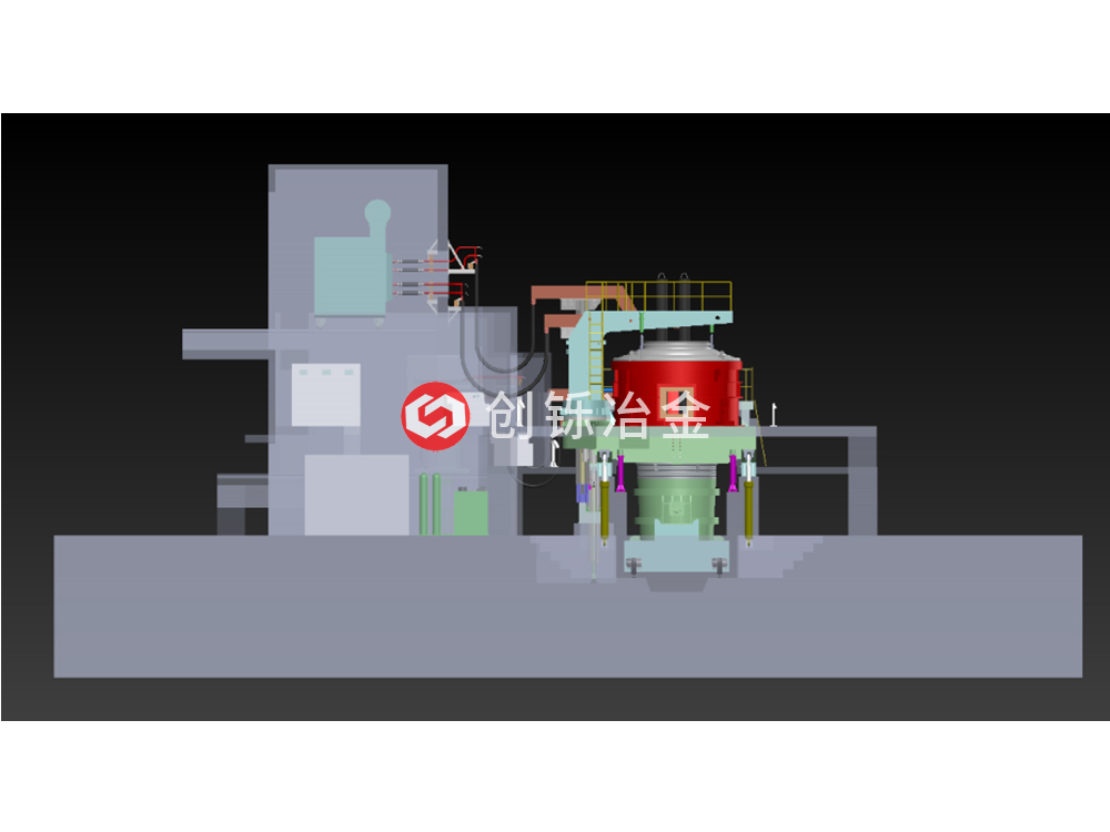 電弧爐及LF爐工藝布置（立面）