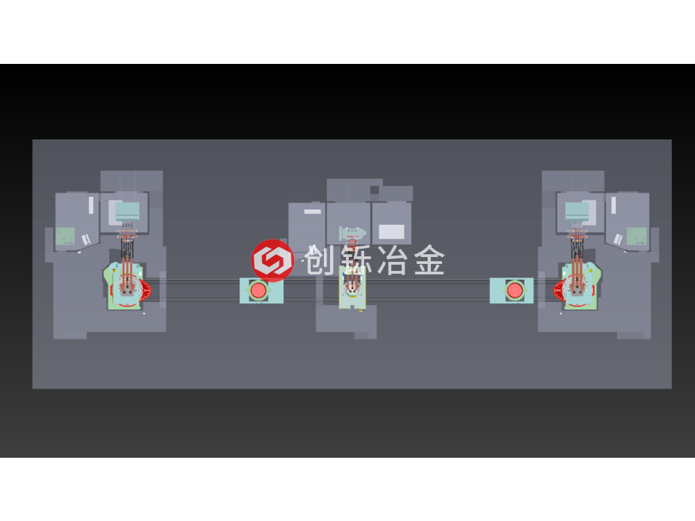 電弧爐及LF爐工藝布置（平面）