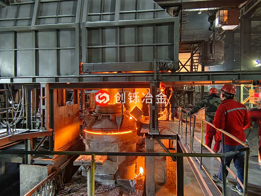 山東某鑄造廠LF-40t鋼包精煉爐