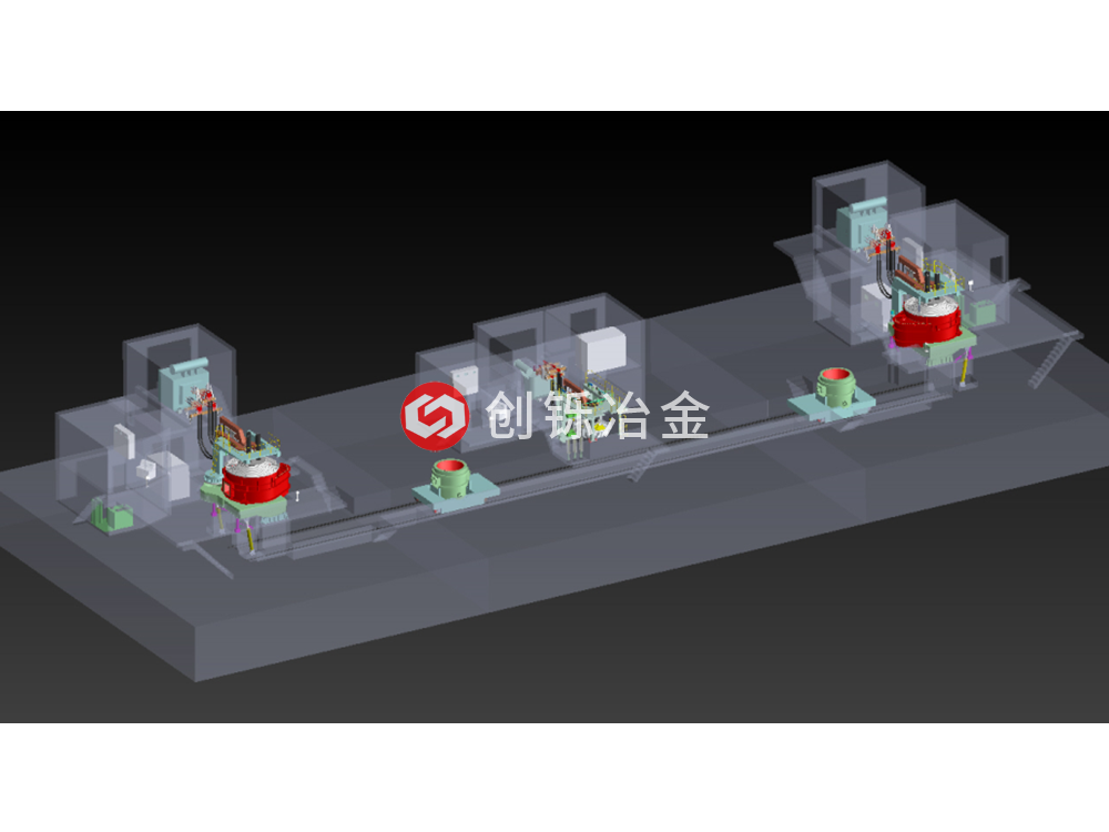 電弧爐及LF爐工藝布置