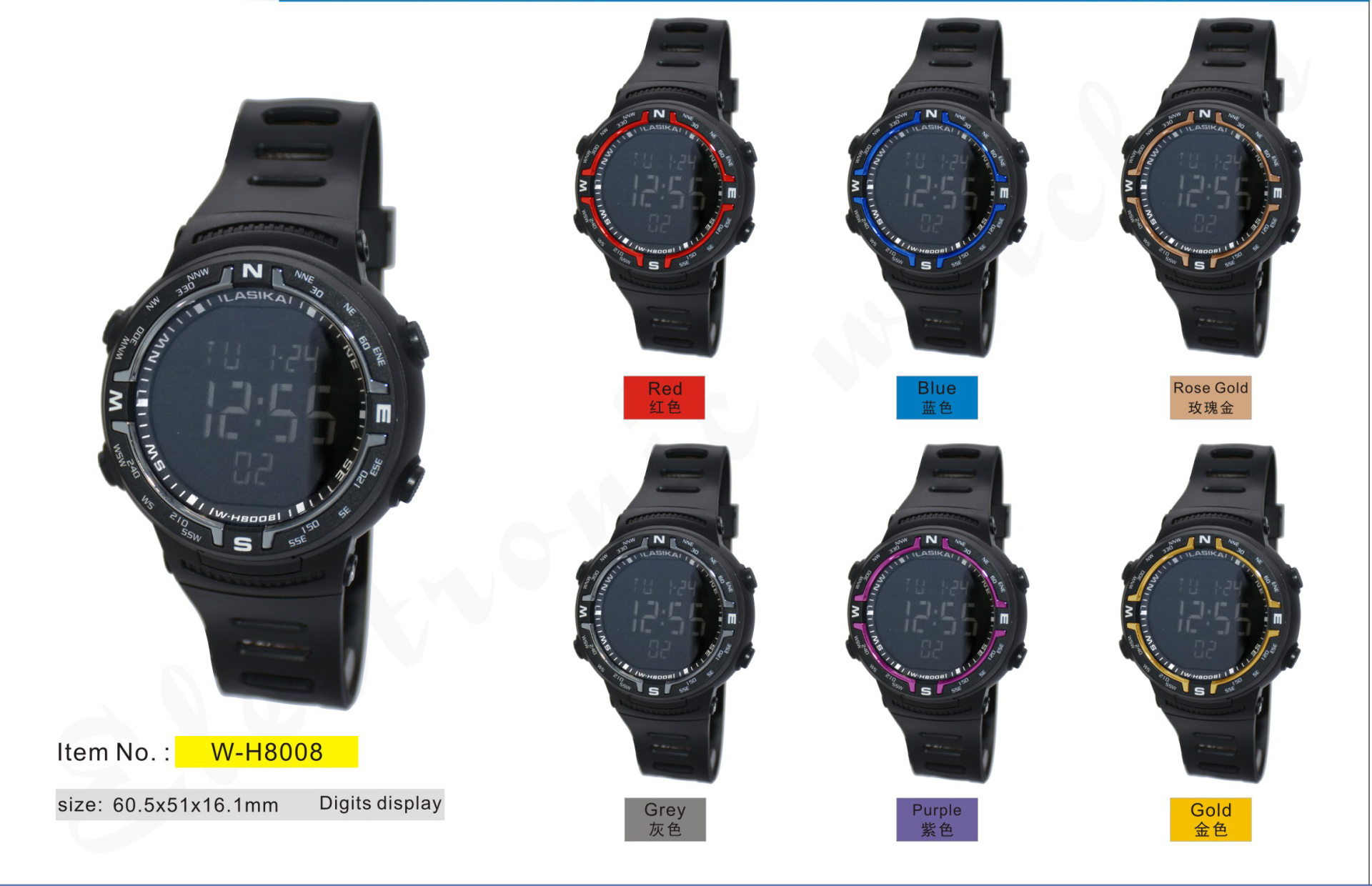 Digital Sport Watch #8008