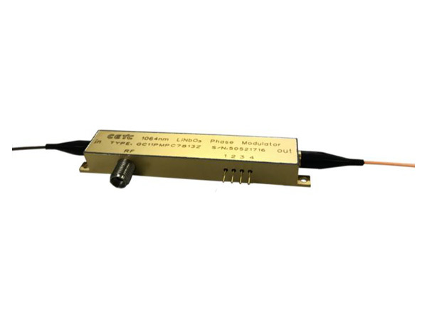 1064nm 铌酸锂低半波电压高频相位调制器