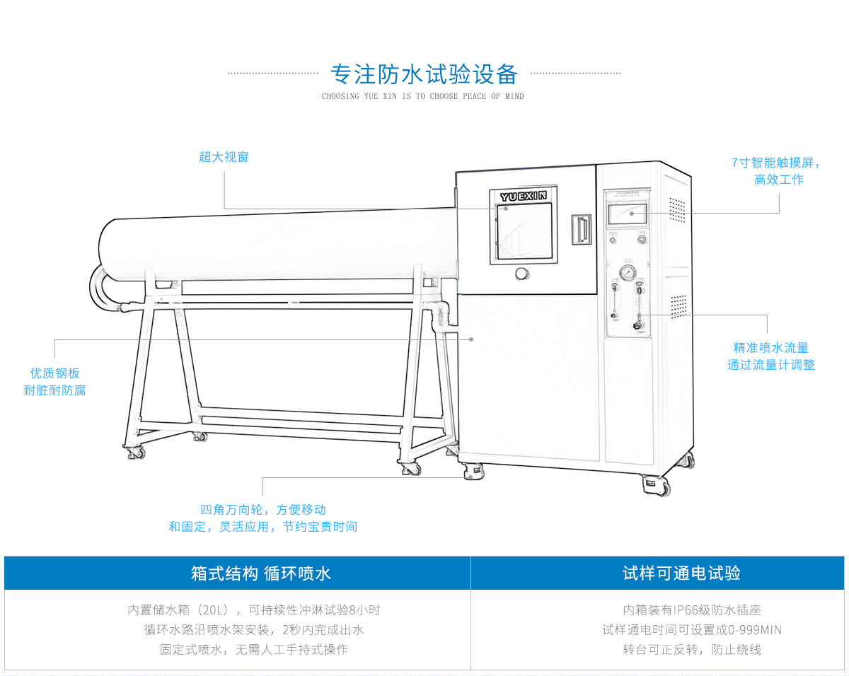 IPX6淋雨试验箱