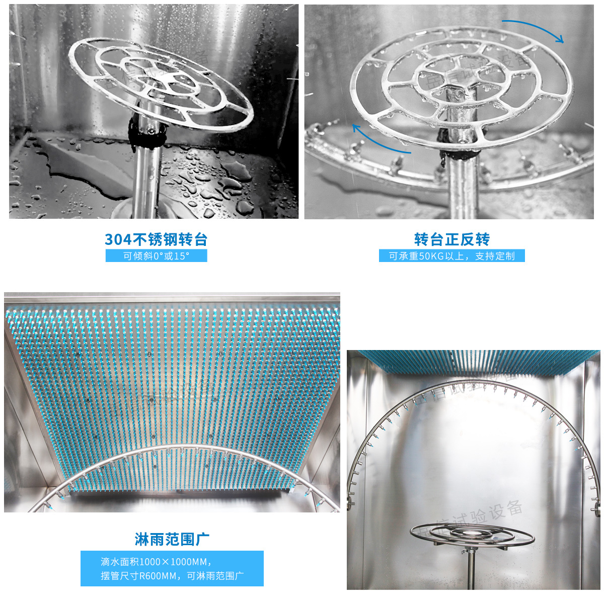Cyclic rain test