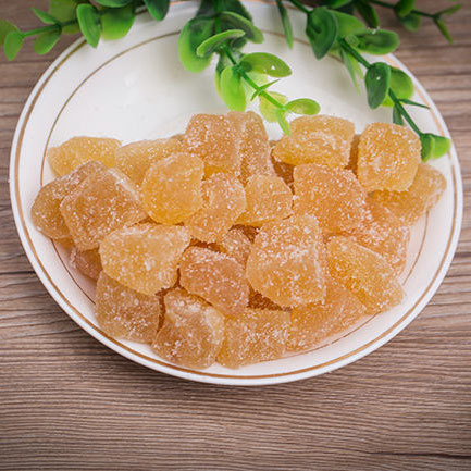Fourth crystallized ginger with castor sugar