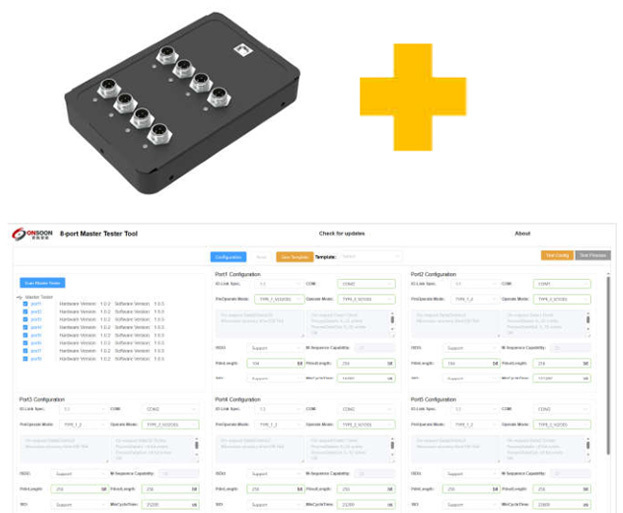 8端口IO-Link主站測(cè)試工具