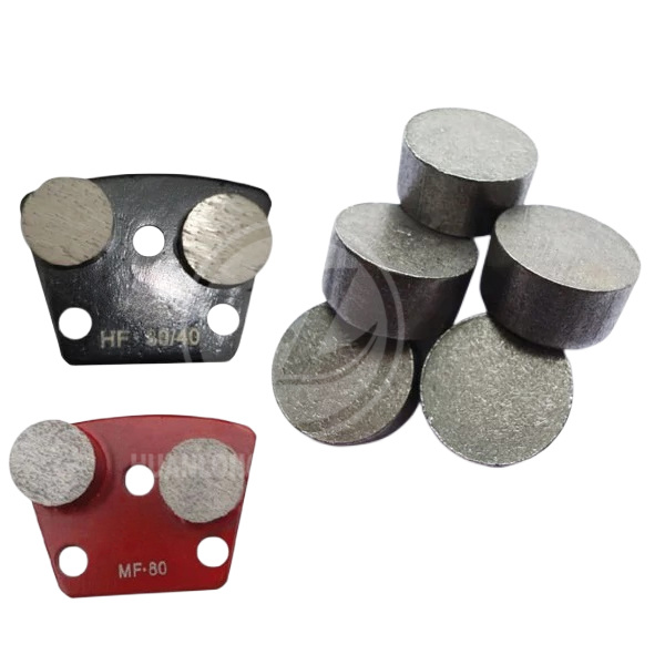 Round Segments  For Trapezoid Diamond Metal Bond Floor Grinding Plates for Concrete