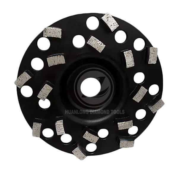 Turbo Segments Concrete Grinding Diamond Cup Wheel