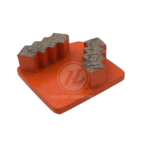 Redi-lock 2 Metal Bond Grinding Segment/ Concrete Floor Grinding Tools For Husqvarna grinding machine