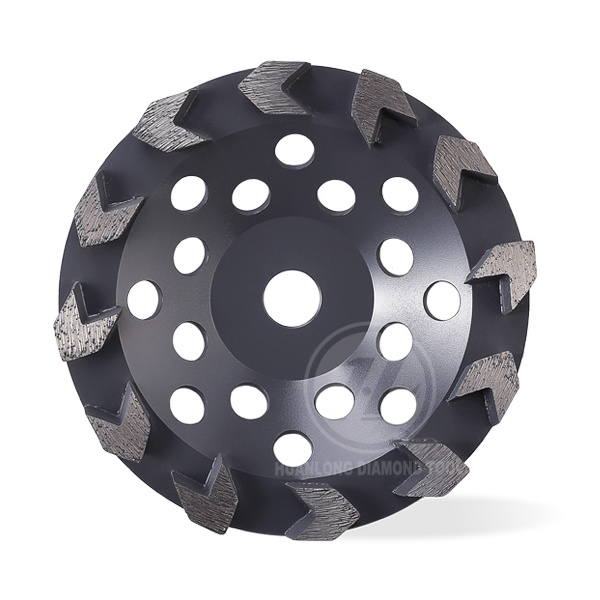 Arrow Segment Diamond Cup Wheel/Concrete Grinding Disc