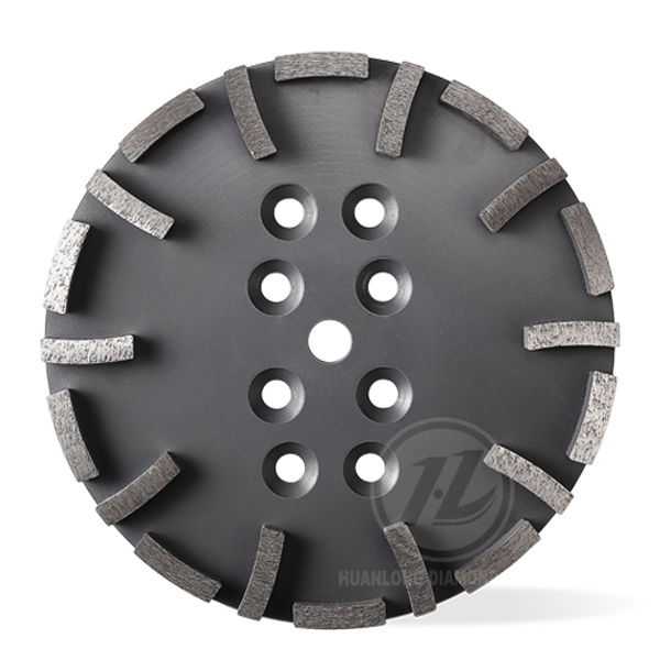 250mm grinding head for floor grinders/ Concrete grinding plate/Diamond grinding disc  for concrete grinding