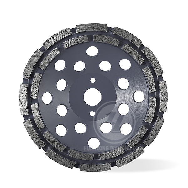 Metal-bond Double Row Diamond Cup Grinding Wheel for Concrete