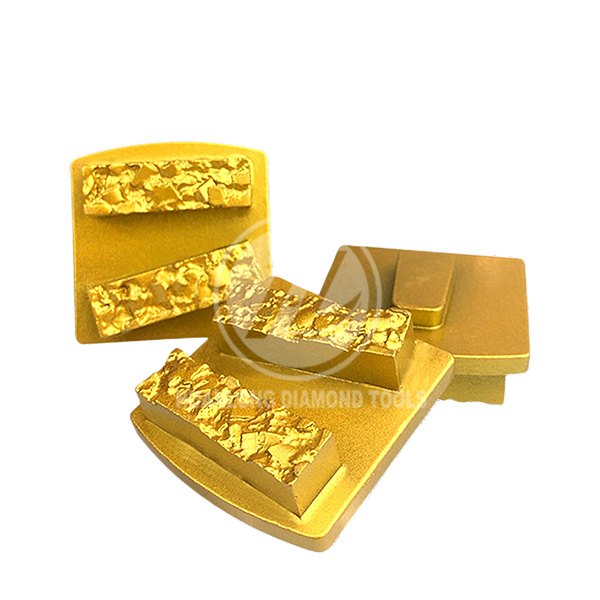 Redi-Lock Double Rectangle Split PCD /Diamond Segment Concrete Grinding Shoes