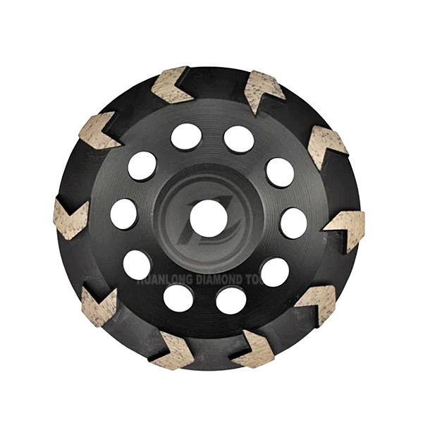 Diamond Tool Grinding Wheel/ Arrow-Shaped Cutter Head/ Grinding Wheel Concrete Grinding/ Flat Wear-Resistant Grinding Wheel