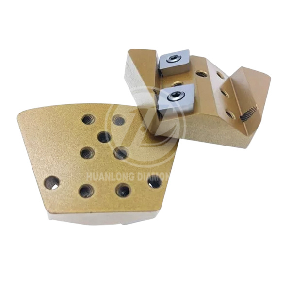 Grinder carbide scraper for floor grinding