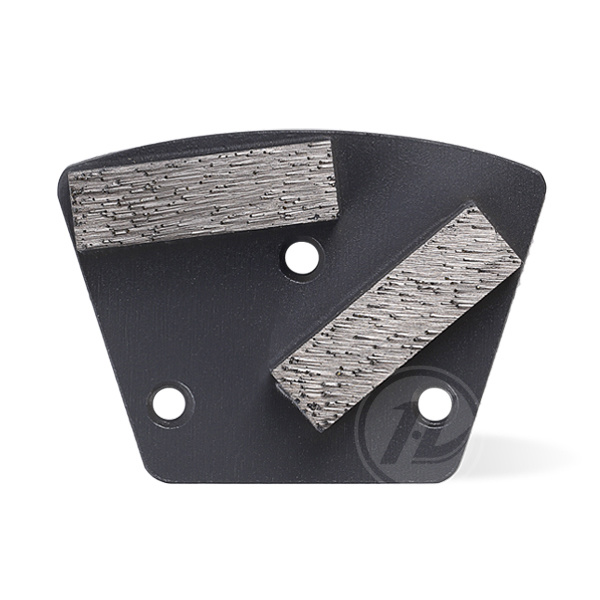 Metal Bond Trapezoid Diamond Grinding Shoes with two bars