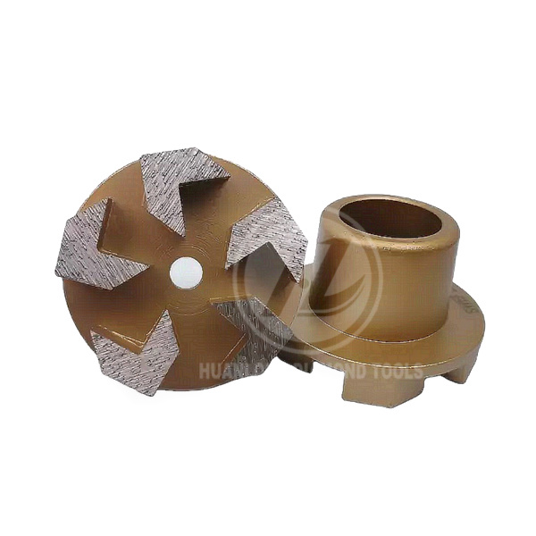 Diamond plugs with metal bond  for concrete floor grinding