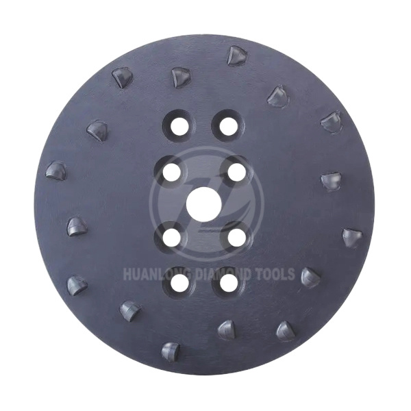 250mm PCD Blastrac diamond grinding disc for concrete or terrazzo