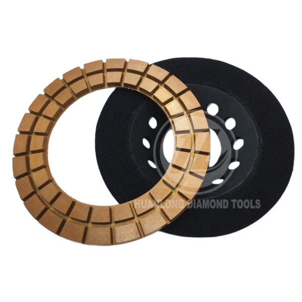 Quick -Change Adaptor Backing Pad /Ring Pads Resin Pads Backer Plate Connector for Floor Grinding Grinder