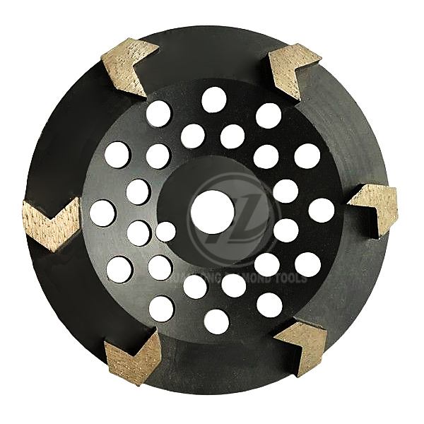 Meule diamantée Arrow de 7 po pour l'enlèvement de revêtement de mastic époxy de peinture