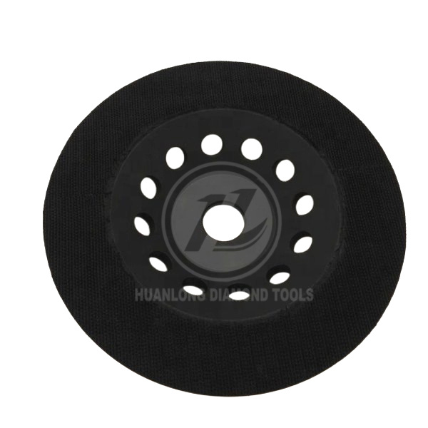 Support d'adaptateur à changement rapide/tampons en résine de roue de coupe connecteur de plaque d'appui pour meuleuse de sol