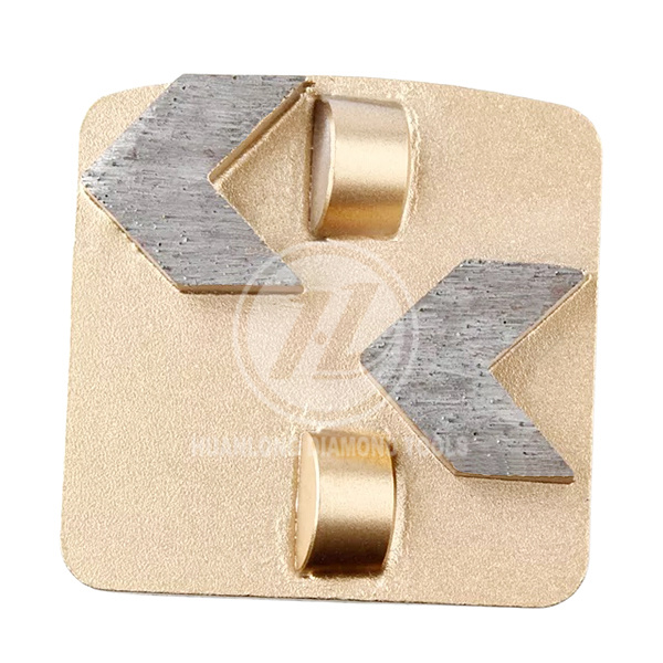 Grattoir PCD Redi-lock 2 flèches/disque de meulage en béton/bloc de meulage diamant
