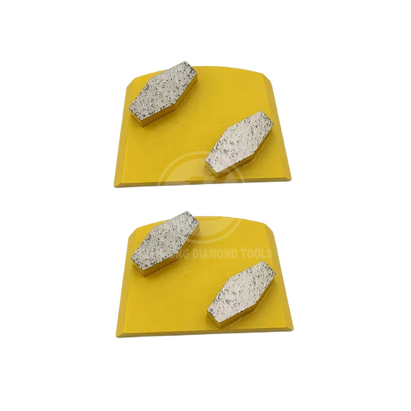 Outils diamantés bloc de meulage trapézoïdal pour le meulage du béton/outils diamantés pour Lavina