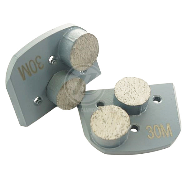 Outils Lavina avec double segment de meulage diamant rond
