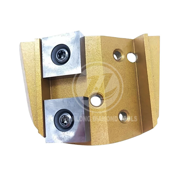 Outils diamantés Lavina 2 grattoirs en carbure de tungstène pour l'enlèvement de revêtement en béton