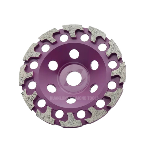 Segment Cup Wheel Công cụ kim cương Mài đánh bóng Cup Wheel cho bê tông Terrazzo