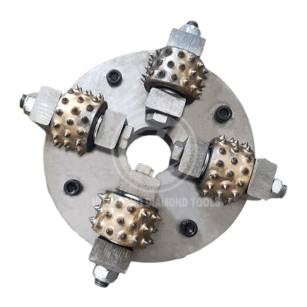 Litchi Surface mài đầu Diamond Bush Hammer Wheel cho đá