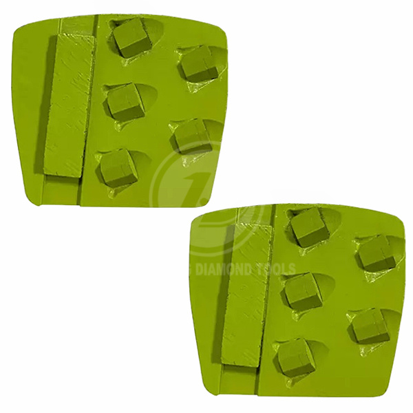Trapezschleifen PKD mit Diamantsegment zum Schleifen von Beton oder zum Entfernen von Epoxid