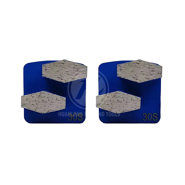 HuanLong Redilock Double Coffins Diamant-Schleifsegmente mit Metallbindung für Scanamskin-Maschine