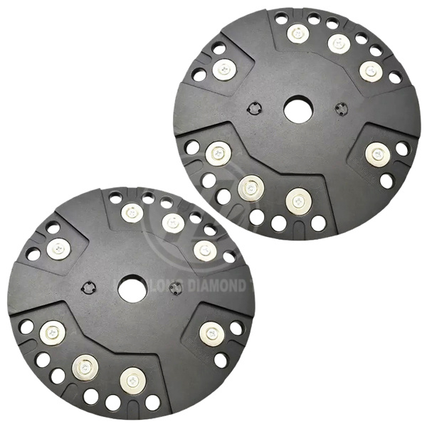 180mm mit zwei WERKMASTER Stiftschleifer Adapterplatten