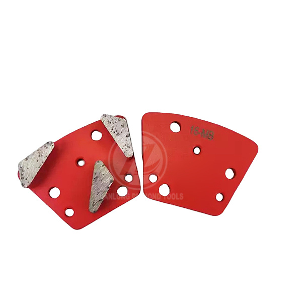 Blastrac Diamant-Schleifschuhe für Betonboden / Trapez-Diamant-Schleifscheibe
